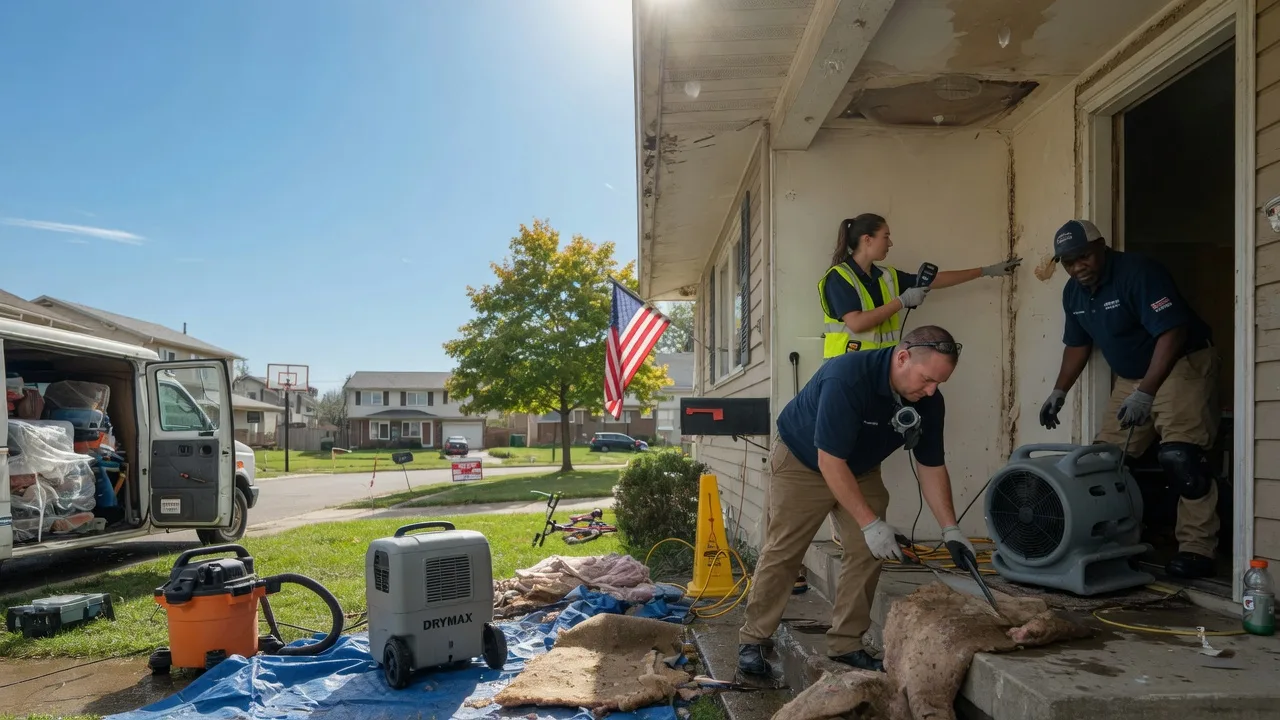 Water Damage Restoration in Marietta, IL near me
